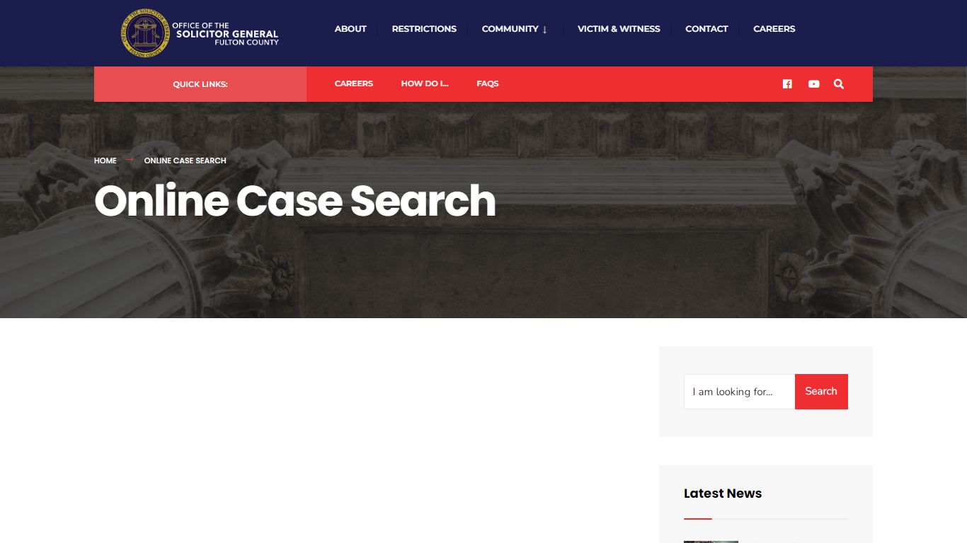 Online Case Search – Office of the Fulton County Solicitors-General